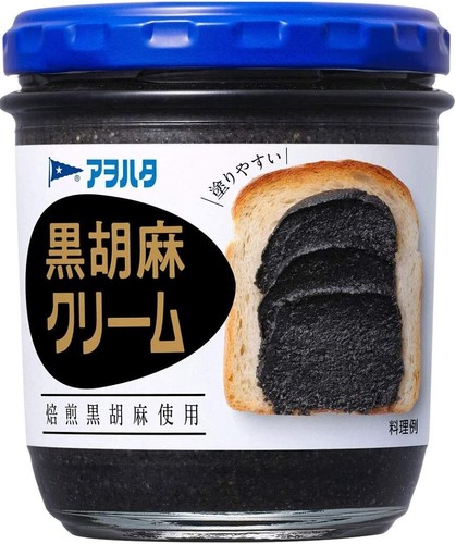 AOHATA Sesame Butter Black Spread Paste Cream Toast Jam Bottle Kewpie Japan 140g - Picture 12 of 41