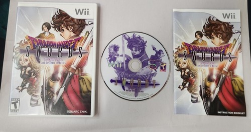 Dragon Quest Swords (Nintendo Wii, 2008) CIB Complete Tested Working RPG Game - Picture 1 of 3