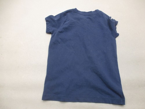 NIKE DRI-FIT Size XS Kids Unisex Blue Cotton Blend Short Sleeve Athletic Top 751 - Picture 6 of 7