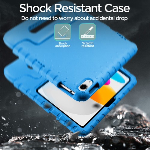 For Apple iPad (A16) / iPad 10th Generation Kids EVA Shockproof Stand Case Cover - Picture 27 of 45