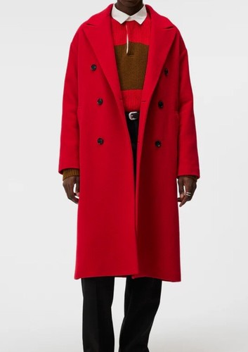 J. Lindeberg Willy Wool Coat Jacket Jacke Herren Gr. 52 Neu FMOW09971 Mantel - 第 4/4 張圖片