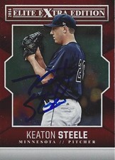 Keaton Steele Minnesota Twins 2014 Panini Elite Signed Card