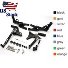 For Benelli TNT125 TNT135 2016-2022 CNC Black Rearsets Foot Pegs Pedal 2021 2020