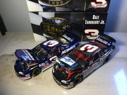 XRARE Dale Earnhardt & Dale Jr #3 LAST LAP OF CENTURY 1999 NASCAR SET bv $300.00