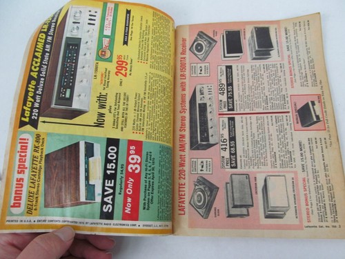 Vintage Lafayette Radio Electronics Catalog Magazine - Picture 2 of 3