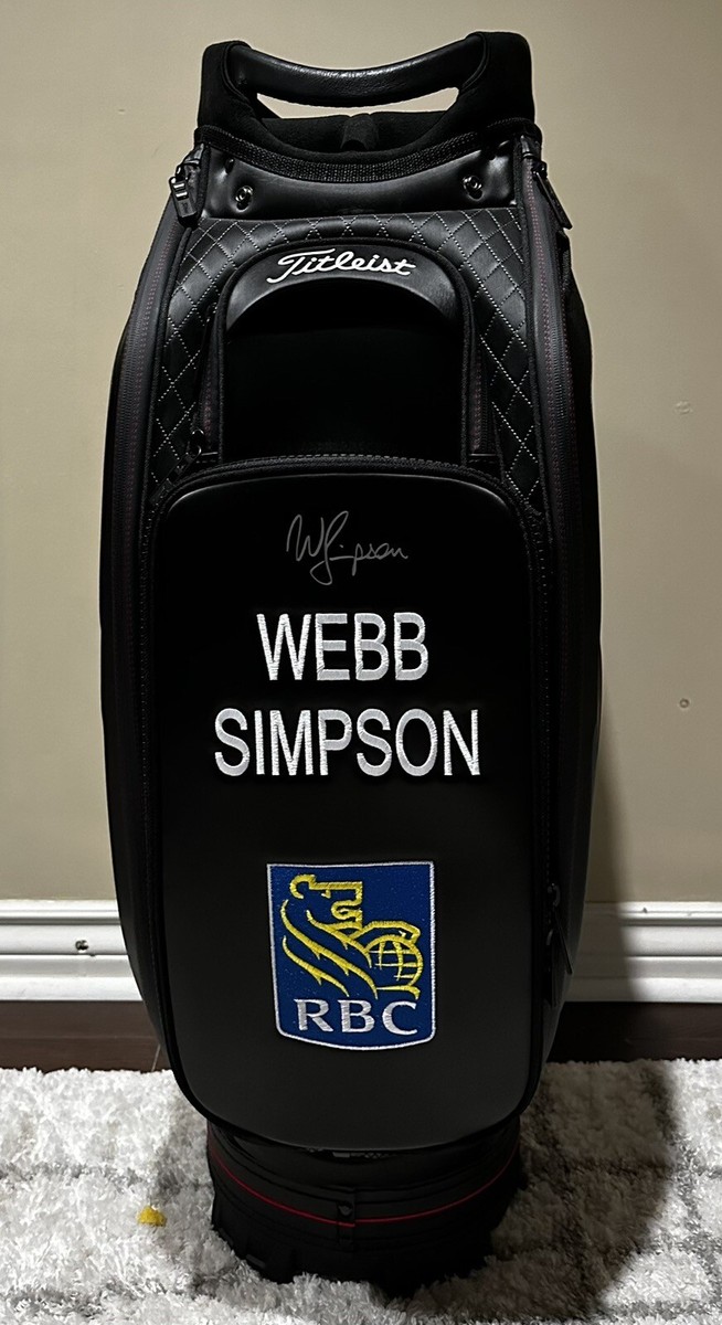 TITLEIST Golf Men's AUTOGRAPHED Caddy Bag TOUR MODEL