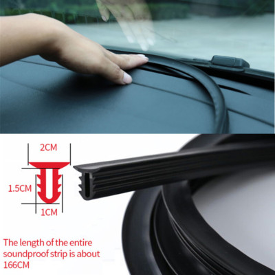 Details About Car Push Seal Strip Rubber Dashboard Windshield Gap Engine Noise Insulation