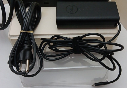 Dell WD19TBS Thunderbolt Docking Station with a Dell Power Adaptor and Cords - Picture 4 of 8