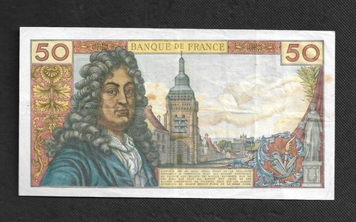 X.20 Billet de 50 francs Racine 10.8.1972 TTB - Photo 1/2