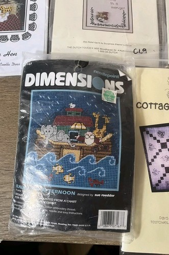 NEW Friendship Collections Cotton Dimensions Cross Stitch Pattern Lot Accesories - Picture 6 of 10