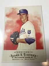 2009 Topps Allen & Ginter Baseball #2 Zack Greinke Kansas City Royals