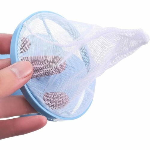 Washing Machine Laundry Bag Home Floating Lint Fur Catcher Remover Mesh Filter - Picture 8 of 14