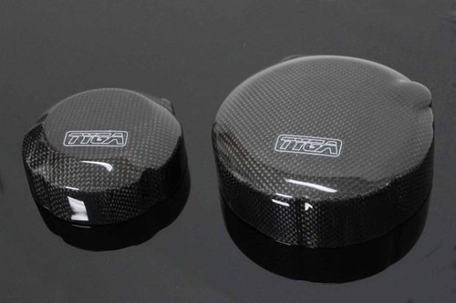 CBR250RR MC22 carbon fibre engine cover armour Tyga Performance #BPCC-9021# - Picture 5 of 5