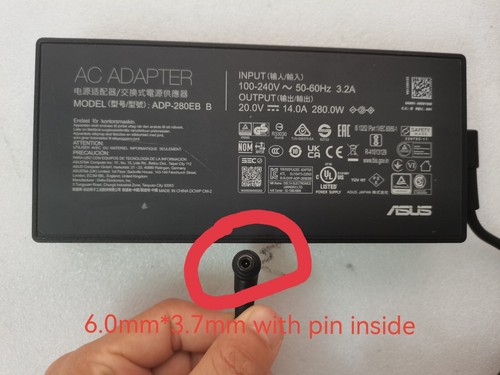 Chargeur pour ASUS ROG STRIX G16 G614PR 2025 OEM Asus 20V 14A ADP-280EB B 280W - Photo 2/7