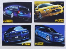 MG Rover ZT-T 190 ZS 180 ZR 160 MJ 2002 - 4x Prospektkarte Brochure 07.2001