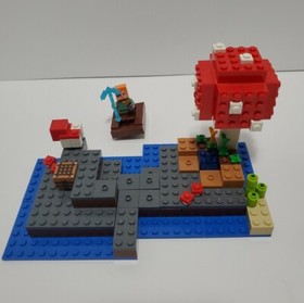 2017 LEGO Minecraft-The Mushroom Island Set #21129, no Box or Instructions