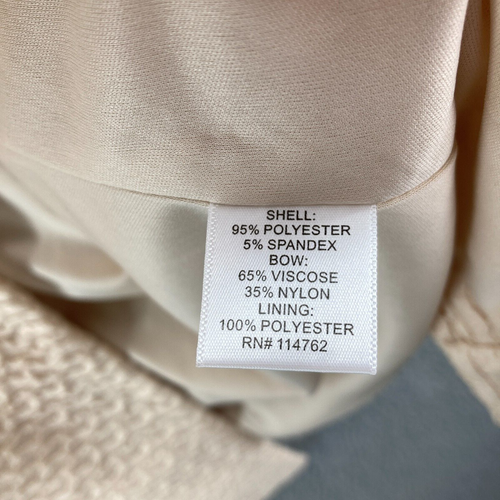Anthropologie Pim & Larkin Textured Knit Cream Jacket Coat Sz M Elegant Formal - Picture 12 of 18