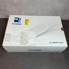 RuVENO Smart Lock Slimline Euro Smart Lock RUS3 | Black | Keyless Entry Pin, Fob