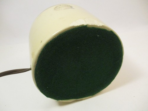Vintage North Dakota School of Mines and Clay Ceramic Jug Lamp Great Forks - Picture 11 of 12