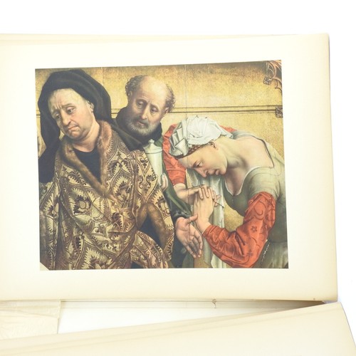 Vintage Rogier Van Der Weyden Librarie Plon Folio Color Prints Jesus Reliquous - Imagen 8 de 8