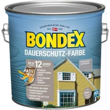 Bondex Dauerschutz-Farbe 2,5 L Platinum/Granitgrau NEUWARE Art. Nr.: 4256-232-12