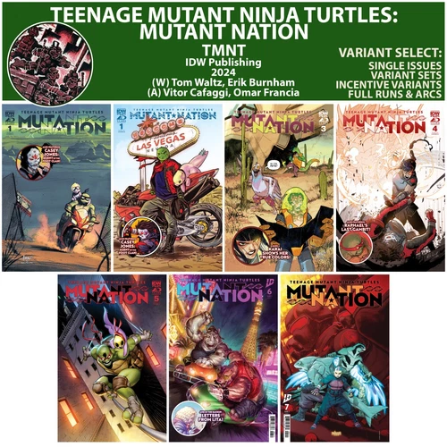 TMNT: Mutant Nation (2024) #1 2 3 4 5 6 7 IDW Publishing COVER SELECT