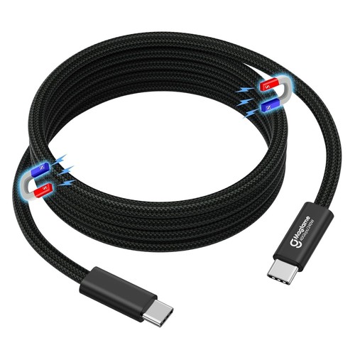 Kabel USB 4 240W, 1M magnetyczny kabel USB C, wyświetlacz wsparcia 8K@60HZ, 4K@14... - Zdjęcie 2 z 9