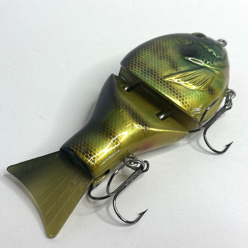 Black Dog Bait Co. Wood Shellcracker Swimbait Wake Bait OG Bass Fishing Lure - Picture 10 of 17
