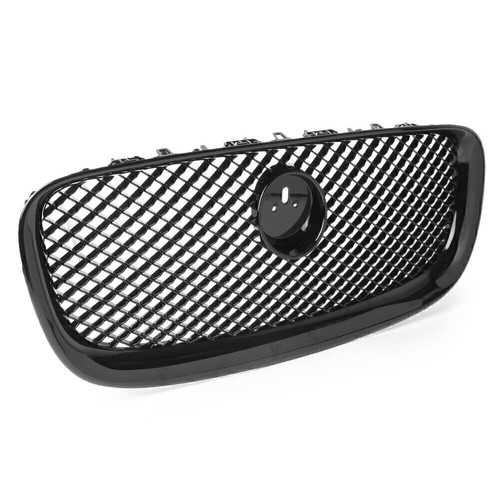 Rejilla del radiador negra rejilla del radiador para Jaguar XF XFR 2012 2013 2014 2015 - Imagen 7 de 8