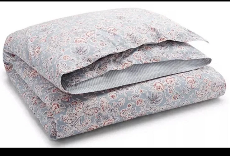 Ralph Lauren Maddie Floral KING Duvet Cover Two King Shams Blue