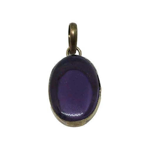 Tibetan Amethyst Pendant/Locket - Imagen 4 de 5