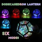 US Cool Infinity Dodecahedron Color Art Light Night Light Gaming Lamp Mood Lamp