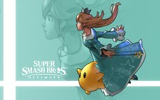 Anime super mario video game art girls crown brunette Playmat Gaming Mat Desk