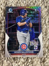 2023 Bowman Chrome 1st Moises Ballesteros Mojo Mega Box #BCP-11 Chicago Cubs