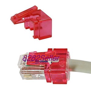 No tool needed 100PCS White RJ45 plug SOS modular connector fix Replace Repair