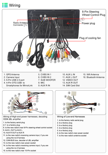 For Toyota Prius V 2012-2017 Car Radio Stereo GPS Carplay WIFI Android 13 4+64GB - Picture 10 of 11