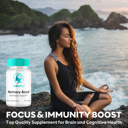 Tiworld Advanced Memory Boost Nootropic Formula Brain Health Support 180 Capsule - Picture 4 of 8