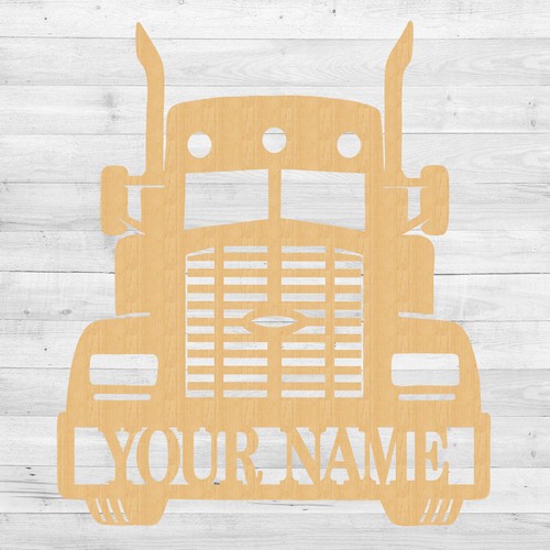 Personalized Big Rig Name sign, Wood plaque sign,wood Crafts - Bild 4 von 6