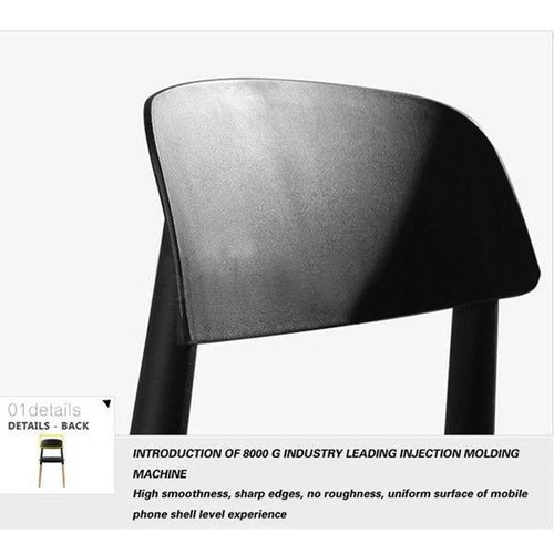 6X Stackable Chairs Belloch Replica Dining Chair Designer Cafe Bar Kitchen - Picture 8 of 16