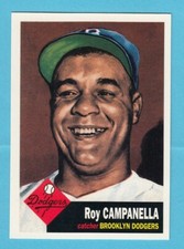 1953 Topps Baseball Reprint # 27 Roy Campanella -- Brooklyn Dodgers -- Box 733