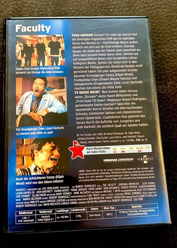 DVD 📀 Faculty (((🥶⃤👁️⃤))) Trau keinem Lehrer - Si-Fi-Thriller v. R. Rodriguez - Bild 2 von 7