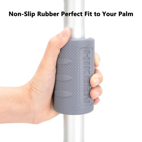 Dumbbell Grips, Hard Rubber Barbell Grips, Non Slip Grips for Gym & Home - Picture 3 of 6