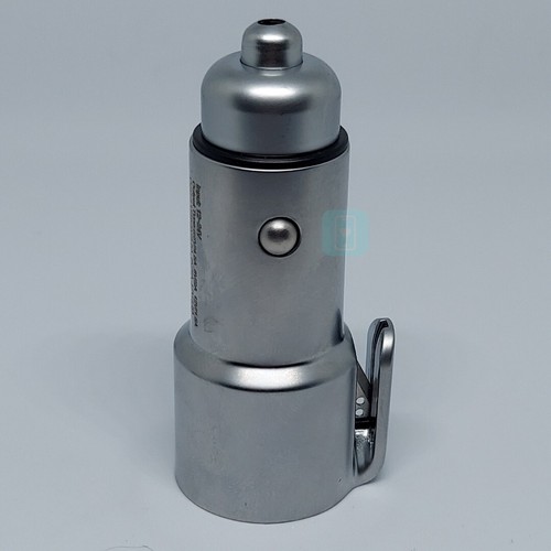 Fast Charging 3 in 1 Stainless Steel Type C & Type A USB 18W Car Phone Charger - Picture 3 of 5