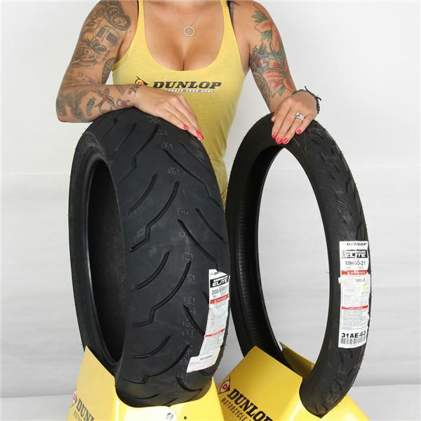 Mh90 21 200 55 17 Dunlop American Elite Tire Kit For Sale Online EBay