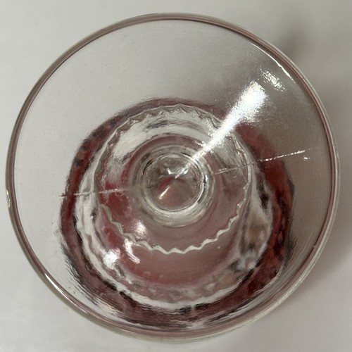 Tiffin Franciscan King's Crown-Cranberry Flashed Cordial Glass 3.5" Tall Set 6 - Picture 4 of 22