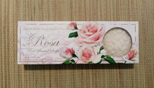 Rose Scented Soaps 3 x 125g Saponificio Artigianale Fiorentino