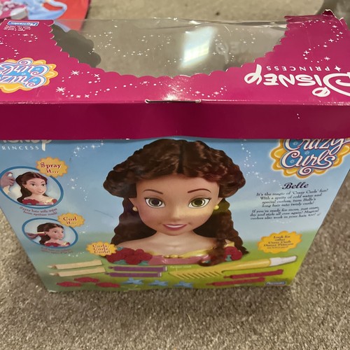 Disney Princess Doll Beauty Beast Belle Styling Head Hair Dresser Playmate 2005 - Picture 7 of 7