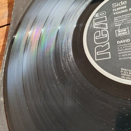 David Bowie, Young Americans, Vinyl LP, German 1984 PL 80998 pro cleaned EX/VVG - Picture 7 of 7