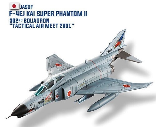 McDonnell Douglas F-4EJ (F-4) Kai Phantom II - Japan - 1/100 Scale Diecast Model - Picture 6 of 9