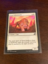 Magic the Gathering Ikoria Lair of Behemoths Savai Sabertooth